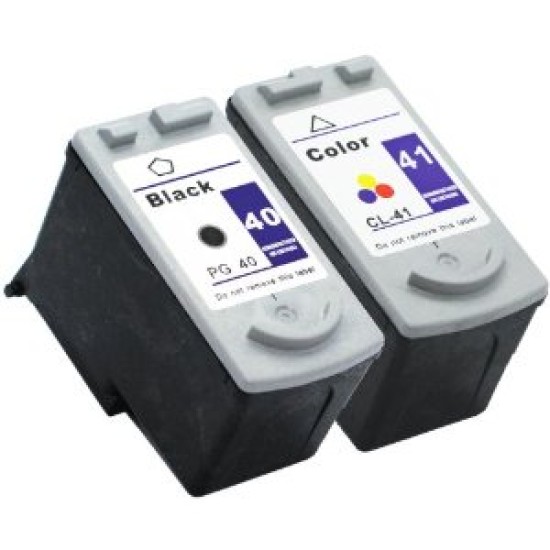 Canon PG40 BK+ CL41 Colour Ink Cartridge Compatible