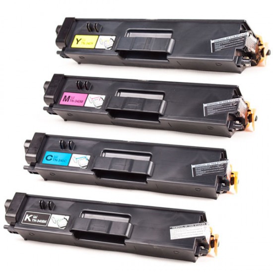 Brother MFC9460CDN Toner TN--340 BK/C/M/Y Toner Cartridge