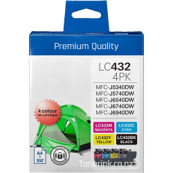 Brother LC432 full set Ink Cartridge Compatible