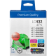 Brother LC432 full set Ink Cartridge Compatible