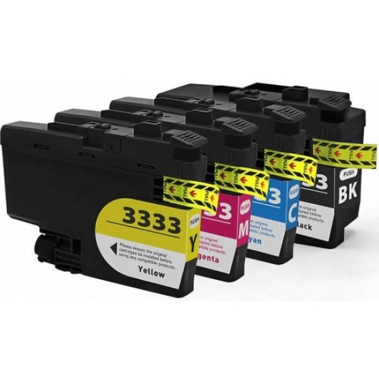Brother LC3333 ink cartridge for MFCJ1300DW DCPJ1100DW Tonerink Brand Compatible