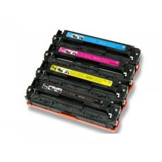 Compatible HP CB540A+CB541A+CB542A+CB543A Toner Cartridge