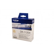 Compatible Brother DK11204 White Label - 17mm 54mm - 400 per roll