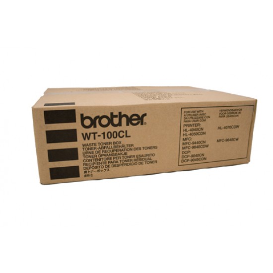 Genuine Brother WT -100CL Waste Toner Pack - Up to 20,000 pages Genuine Brother WT -100CL Waste Toner Pack - Up to 20,000 pages