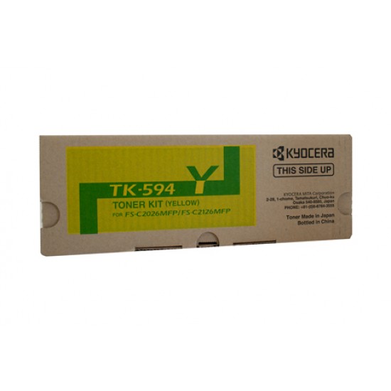 Kyocera FS-C2126MFP / 2026MFP Yellow Toner Cartridge - 5,000 pages