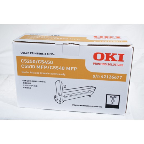 Oki C5250 / 5450 / 5510MFP / 5540MFP Black Drum Unit - 22,000 pages Oki C5250 / 5450 / 5510MFP / 5540MFP Black Drum Unit - 22,000 pages