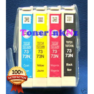 Epson 73N Ink Cartridge Compatible BK+C+M+Y