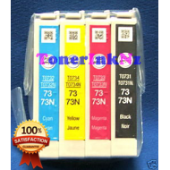 Epson 73N Ink x5 Comp. Cartridges 2BK+C+M+Y