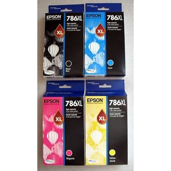 EPSON 786XL 786 Ink cartridge BK/C/M/Y compatible EPSON 786XL 786 Ink cartridge BK/C/M/Y compatible