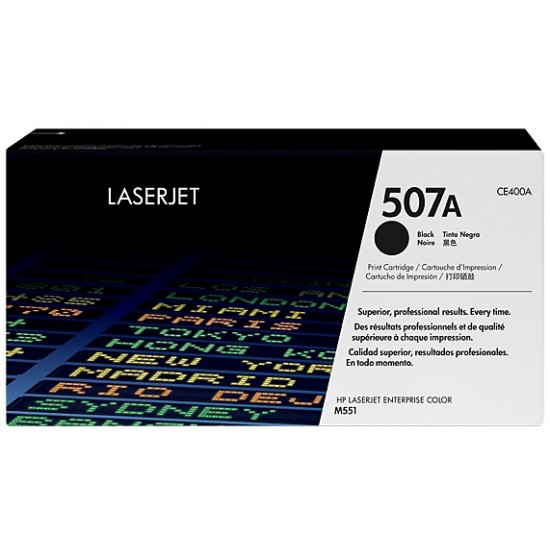 HP 507A CE400A Toner Cartridge Tonerink brand