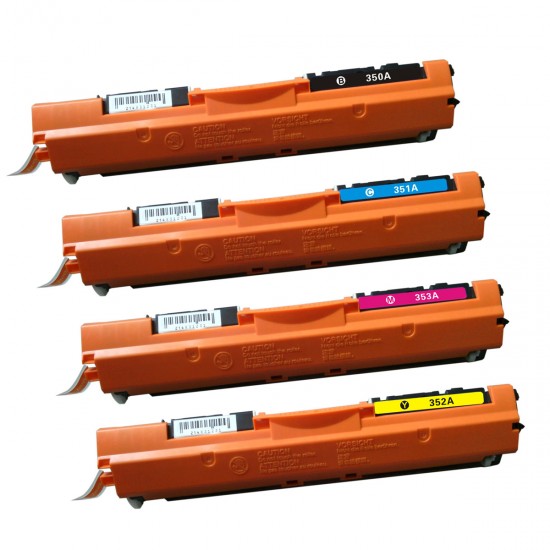 HP 130A CF350A+CF351A+CF352A+CF353A BK+C+M+Y Toner  Cartridge WholeSet