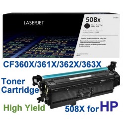 Compatible  HP 508X CF360X CF361X CF362X CF363X toner cartridge 