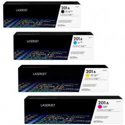 HP 201A CF400A+CF401A+CF402A+CF403A Full Set Toner Cartridge Tonerink brand