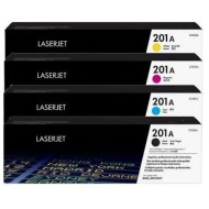 HP 201A CF400A+CF401A+CF402A+CF403A Full Set Toner Cartridge Tonerink brand