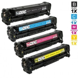 Compatible HP 410X CF410X+CF411X+CF412X+CF413X High Yield Full Set Toner Cartridge