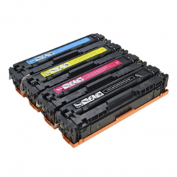 Compatible HP 410A CF410A+CF411A+CF412A+CF413A Full Set Toner Cartridge