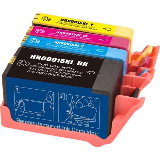 HP 915XL Ink Cartridge Cyan/Magenta/Yellow