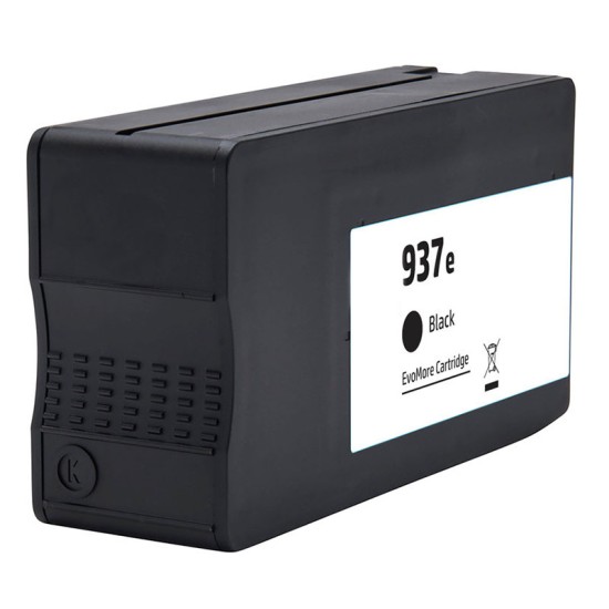 HP 937e Black Ink Cartridge Tonerink Brand