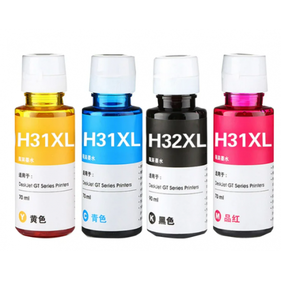 Compatible HP30L HP31 (HP30) Ink Bottle (Full Set)