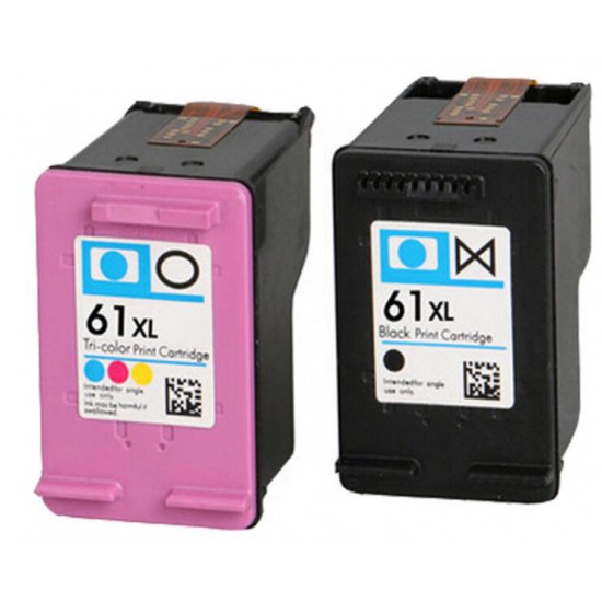 HP 61XL BK+TriColor Compatible FullSet Ink Cartridge