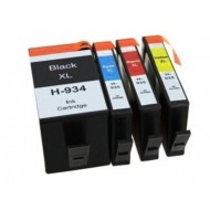 HP 934XL 935XL Black + Cyan + Magenta + Yellow Ink Cartridge Full Set