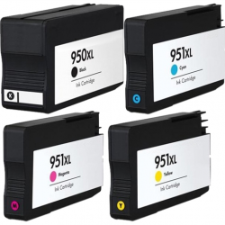 Compatible HP 950XL 951XL Ink Cartridge BK+C+M+Y Latest version chip