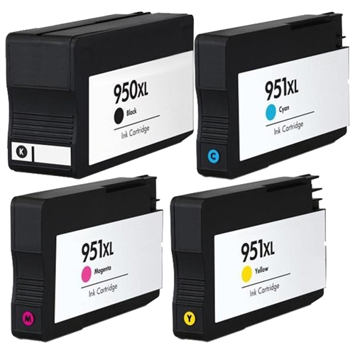 4PK ink For HP 950XL 951XL OfficeJet Pro 8100 8600 8610 8615 8620