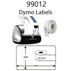 Dymo LabelWriter Address Labels 99012 36mm x 89mm -520 labels Tonerink Brand