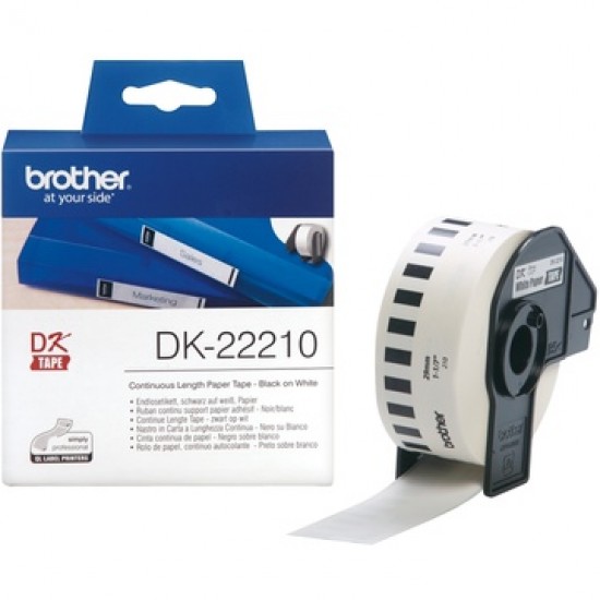 Brother Label Tape DK-22210 29mm x 30.48m Tonerink Brand